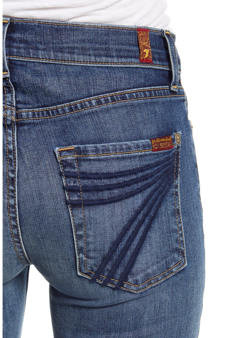 7 For All Mankind® Dojo Flare Jeans, Alternate, color, AUTHENTIC LUCK
