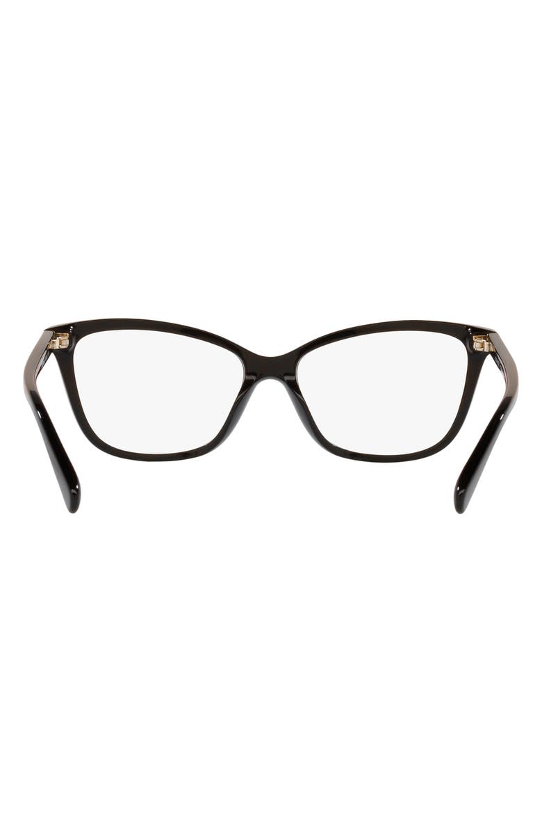 COACH 54mm Cat Eye Optical Glasses, Alternate, color, 