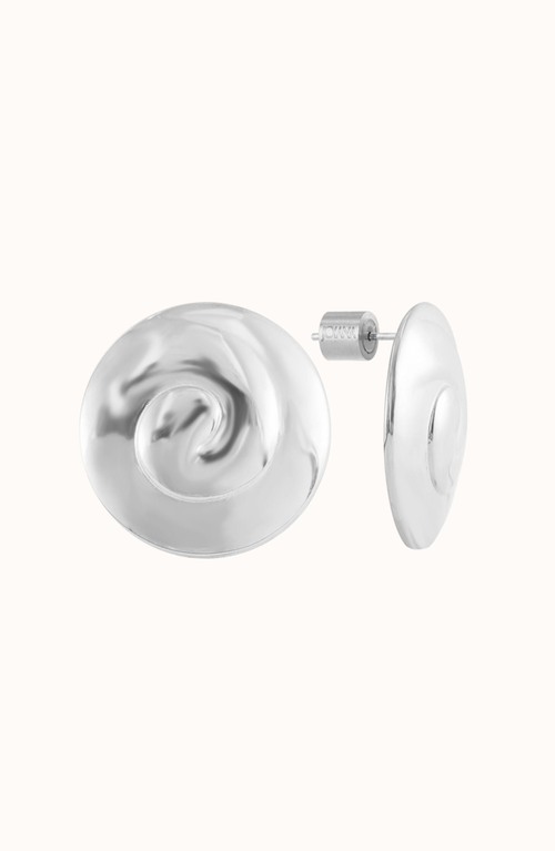 Joiana Jewelry Bold Billow Earrings In Metallic