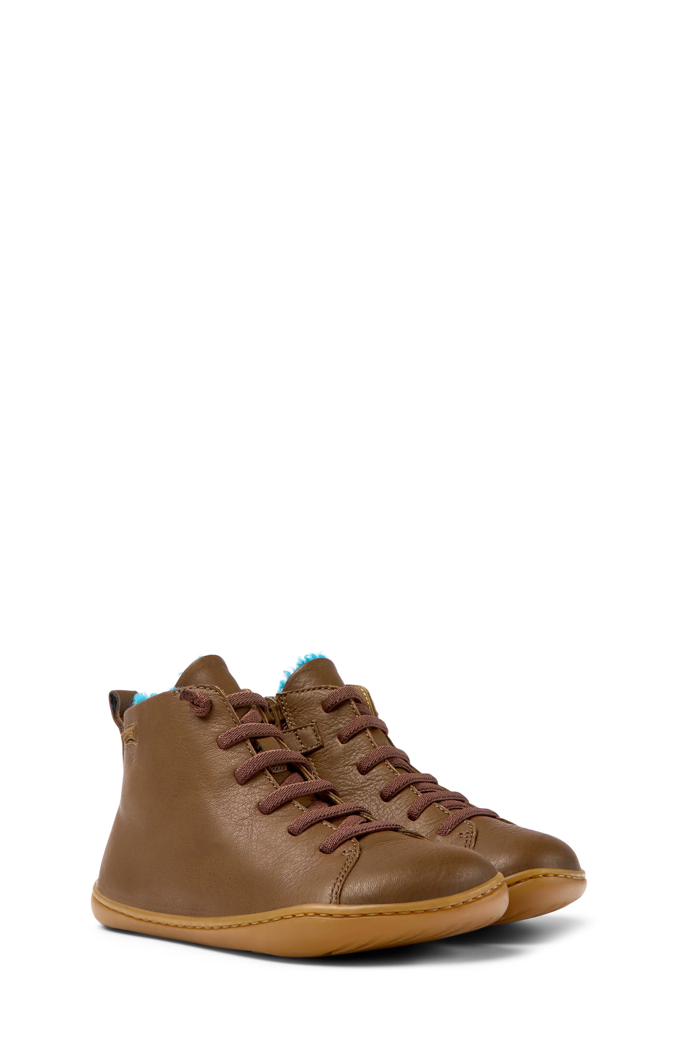 Kids' Peu Cami High Top Sneaker, Main, color, MEDIUM BROWN