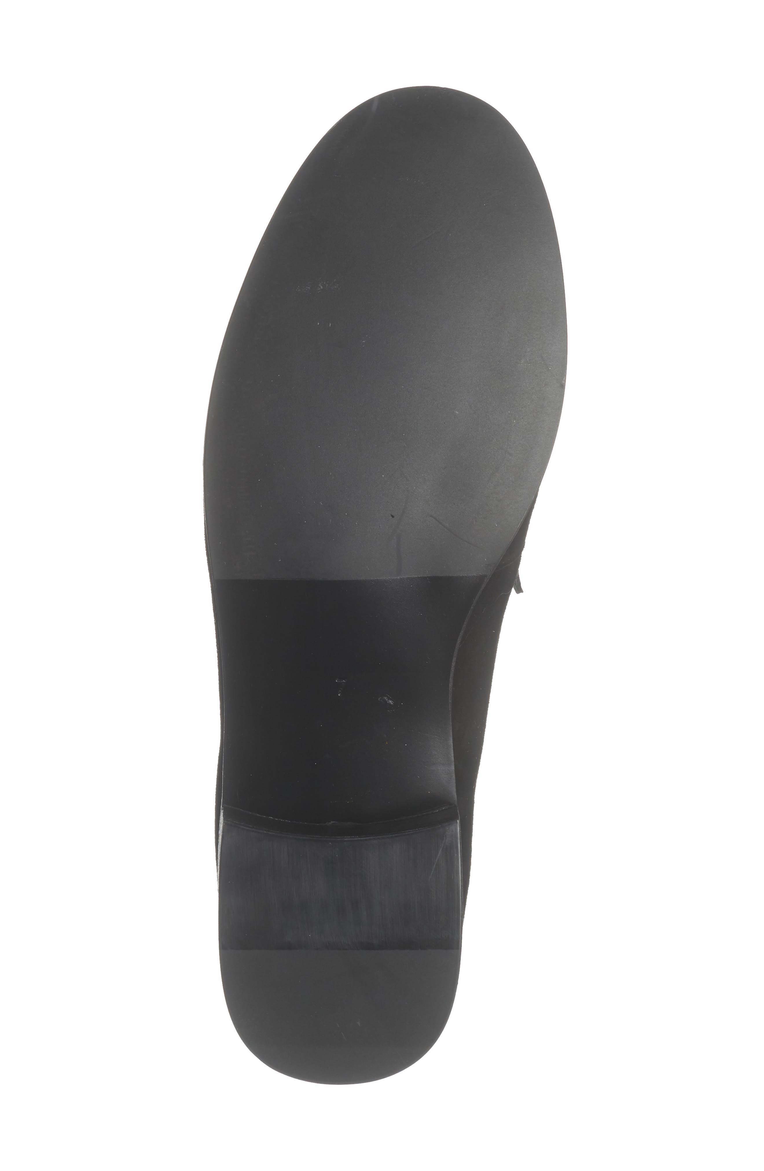 Jeffrey Campbell Articulate Kiltie Loafer, Alternate, color, Black Suede