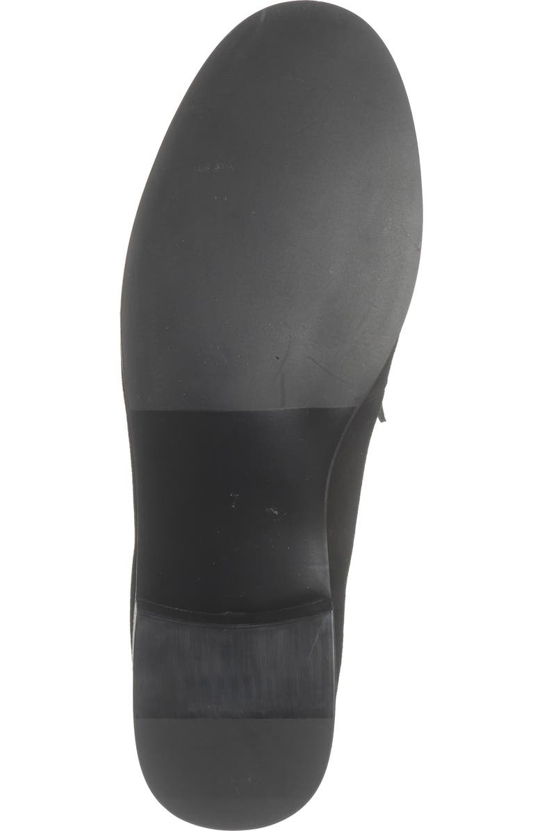 Jeffrey Campbell Articulate Kiltie Loafer, Alternate, color, Black Suede