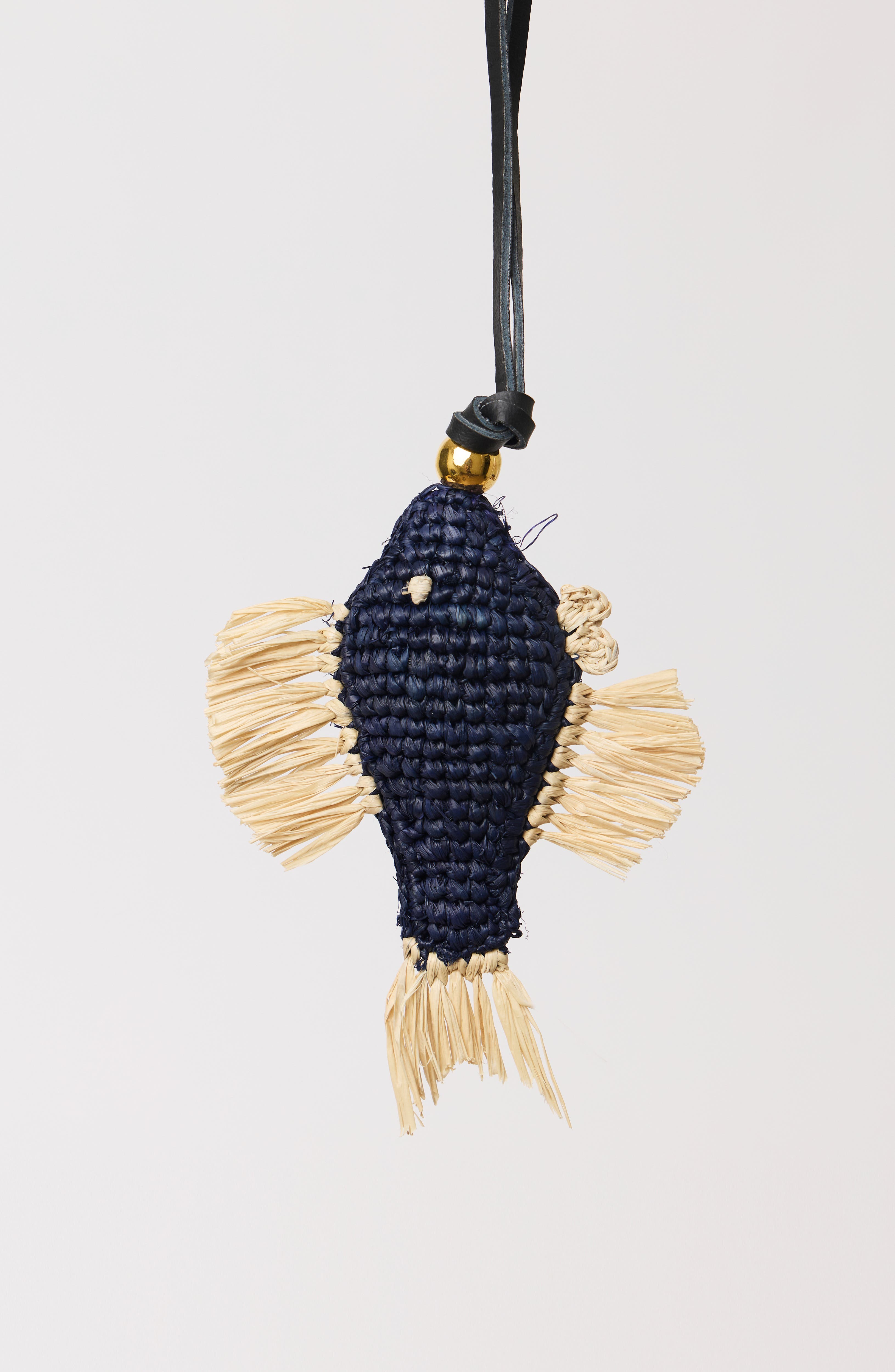 BTB Los Angeles Fish Charm, Main, color, Navy