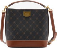 MANGO Mini Logo Monogram Top Handle Bag