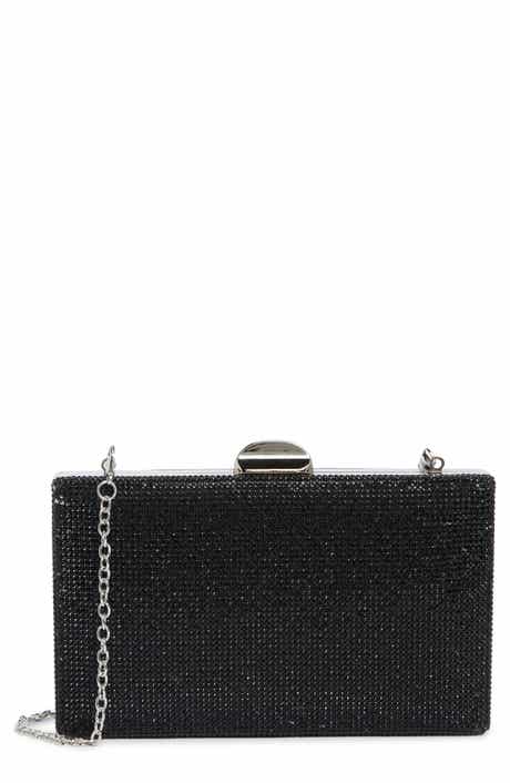 ALESSIA BIANCHI Crystal Frame Clutch