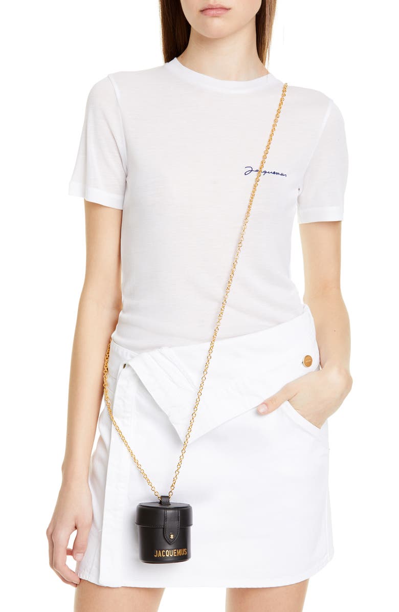 Jacquemus Le Vanity Leather Bag, Alternate, color,