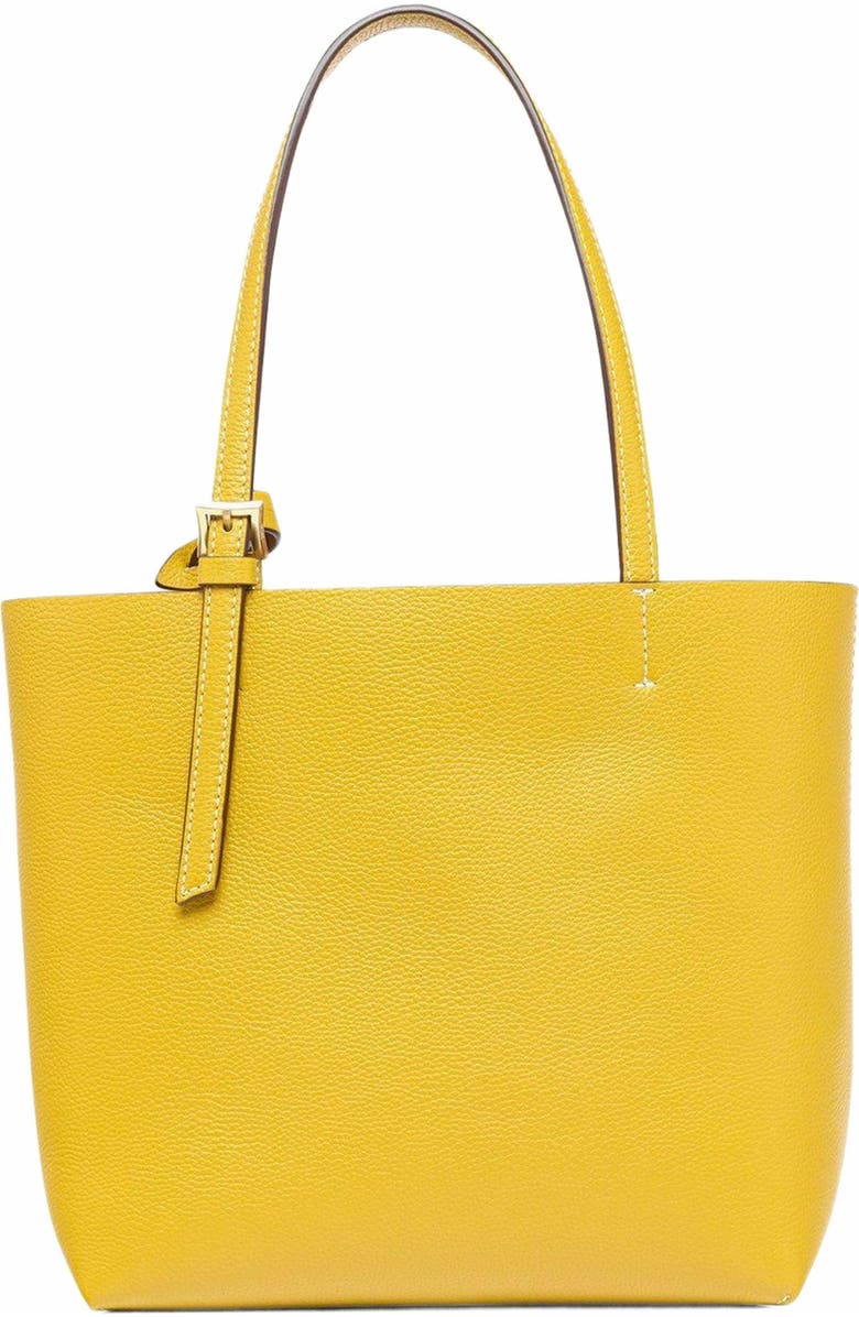 MCM Himmel Shopper in Embossed Logo Leather, Alternate, color,