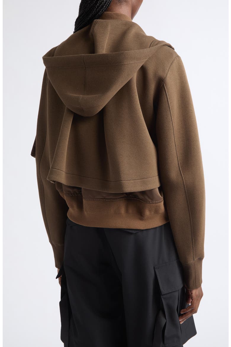 Sponge Sweat Hoodie, Alternate, color, BROWN