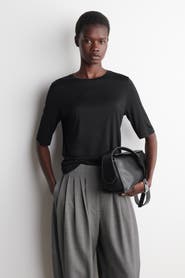 COS Fluid Silk T-Shirt