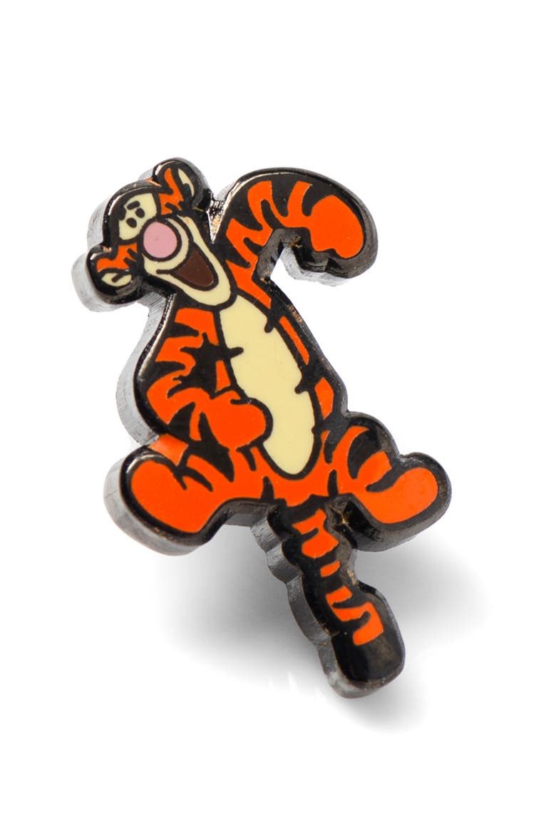 Tigger Lapel Pin, Main, color, ORANGE