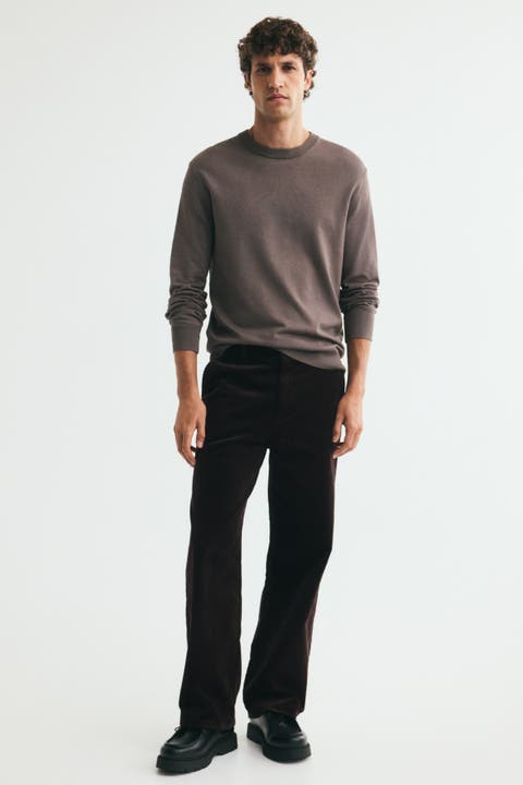 Relaxed-Fit Corduroy Pants