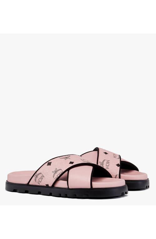 Mcm Cross Sandal In Pink