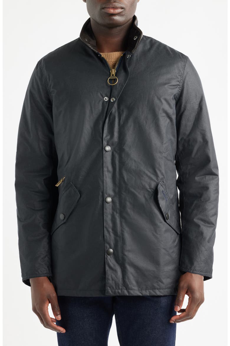 Prestbury Waxed Cotton Jacket, Alternate, color, NAVY