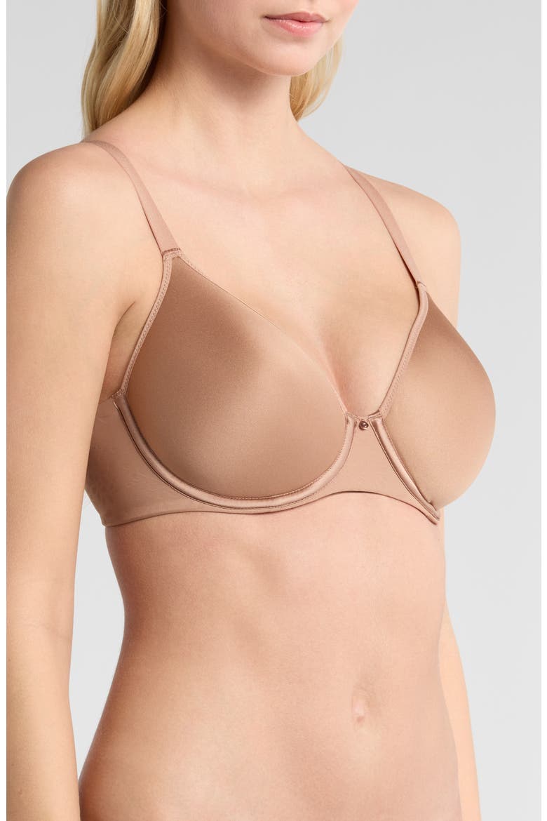 Comfort Chic Back Smoothing T-Shirt Bra, Alternate, color, COFFEE LATTE-02T