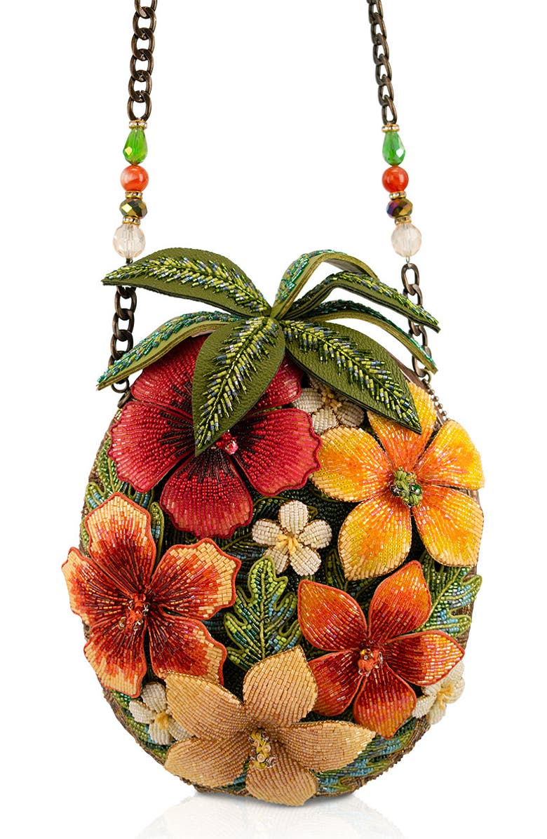 Mary Frances Accessories Tiki Couture Crossbody Handbag, Alternate, color, Multi