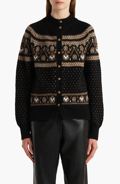 Marc Fair Isle Cashmere Cardigan