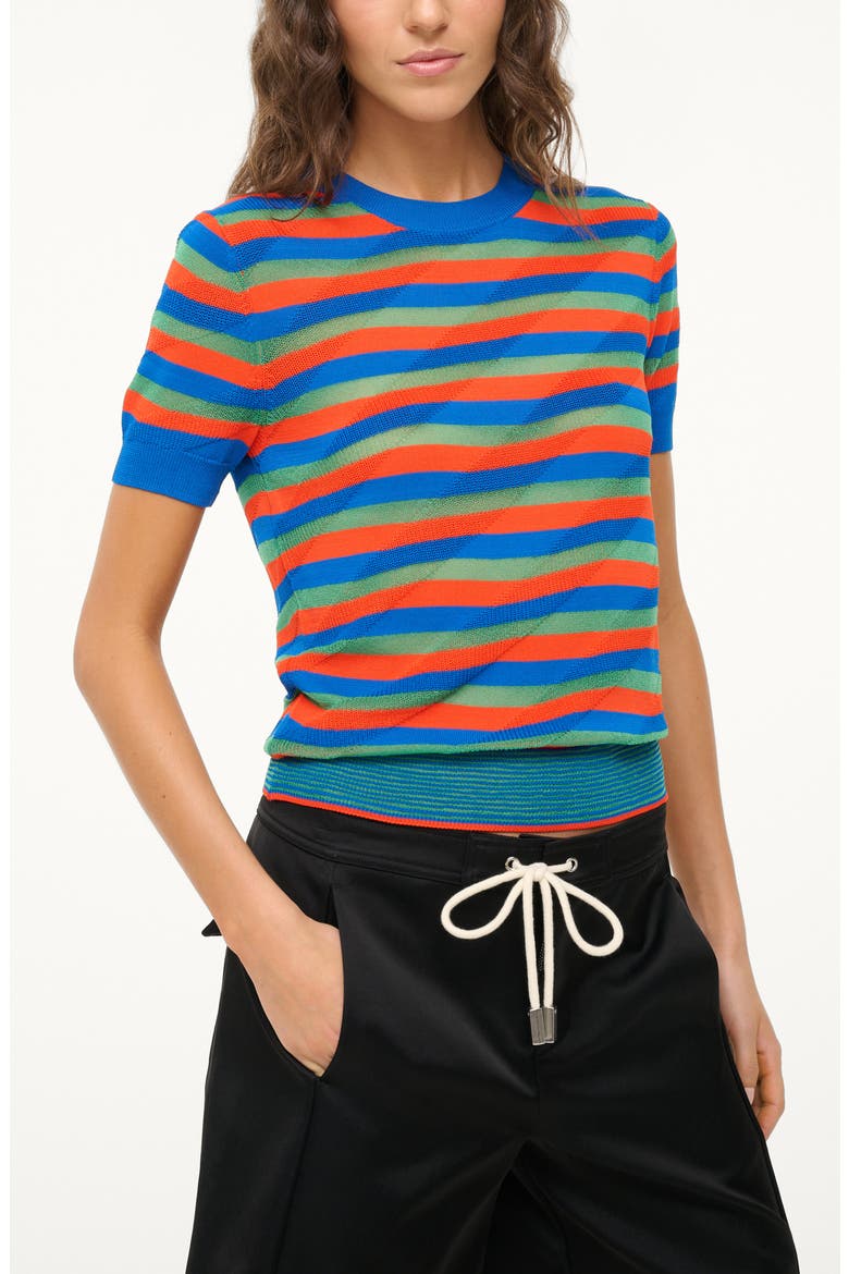 Nicholas Stripe Sweater, Alternate, color, MONTEGO