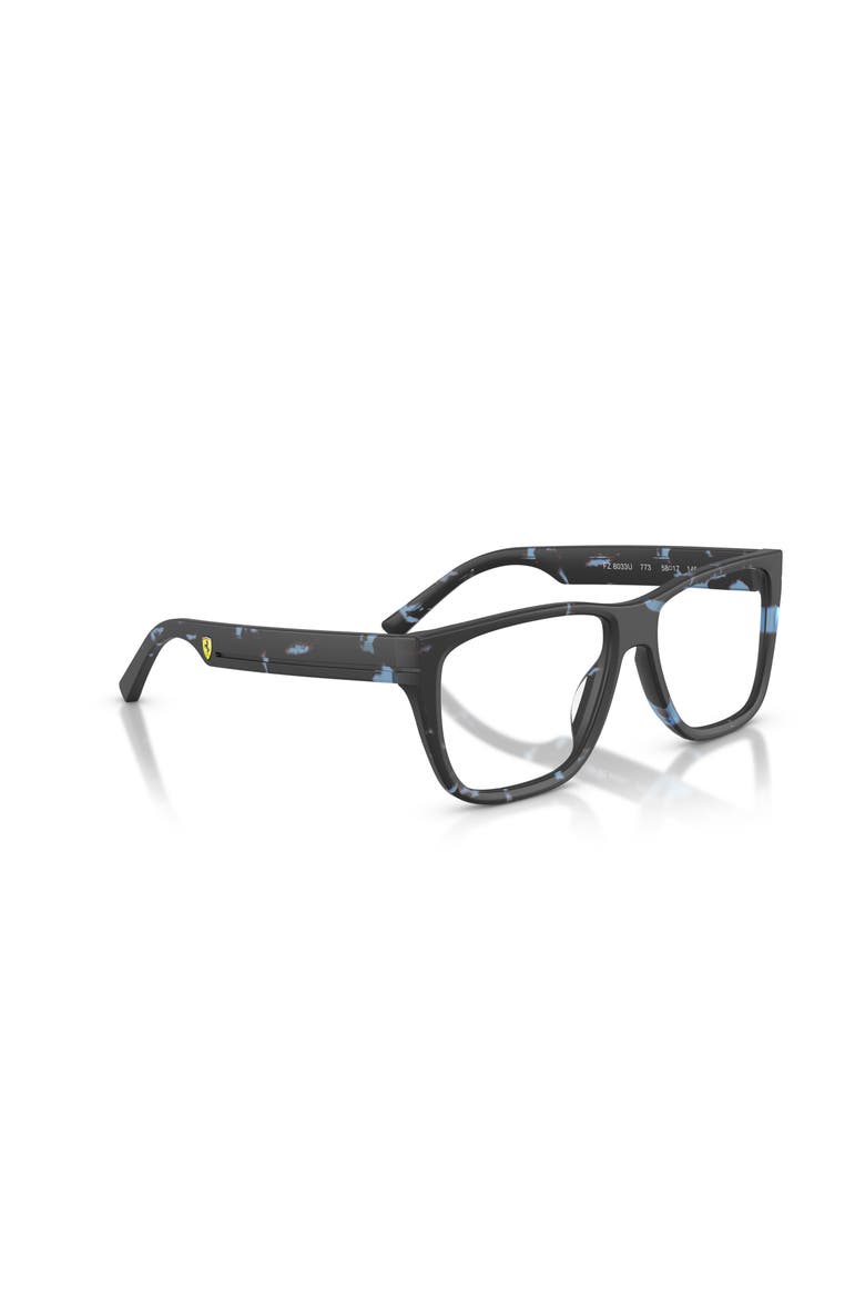 58mm Square optical glasses, Alternate, color, Blue