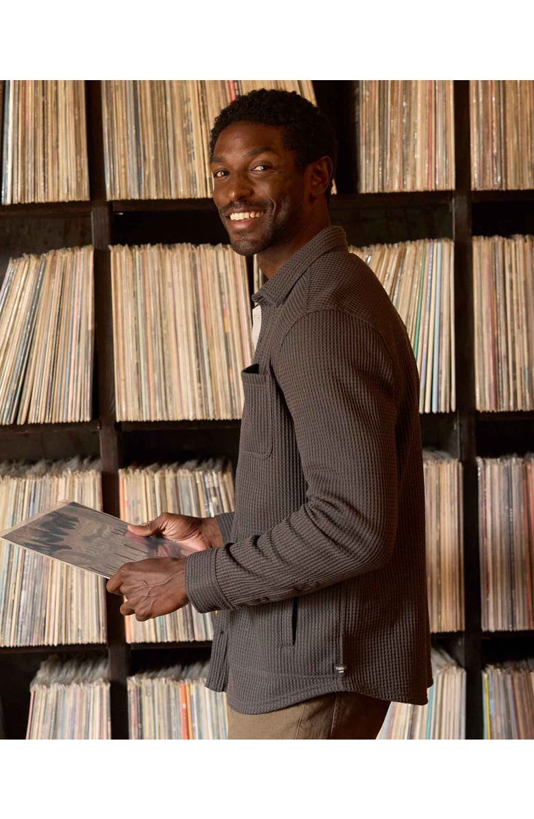 Toad & Co Bitterroot Long Sleeve Shirt Jacket, Alternate, color, Soot