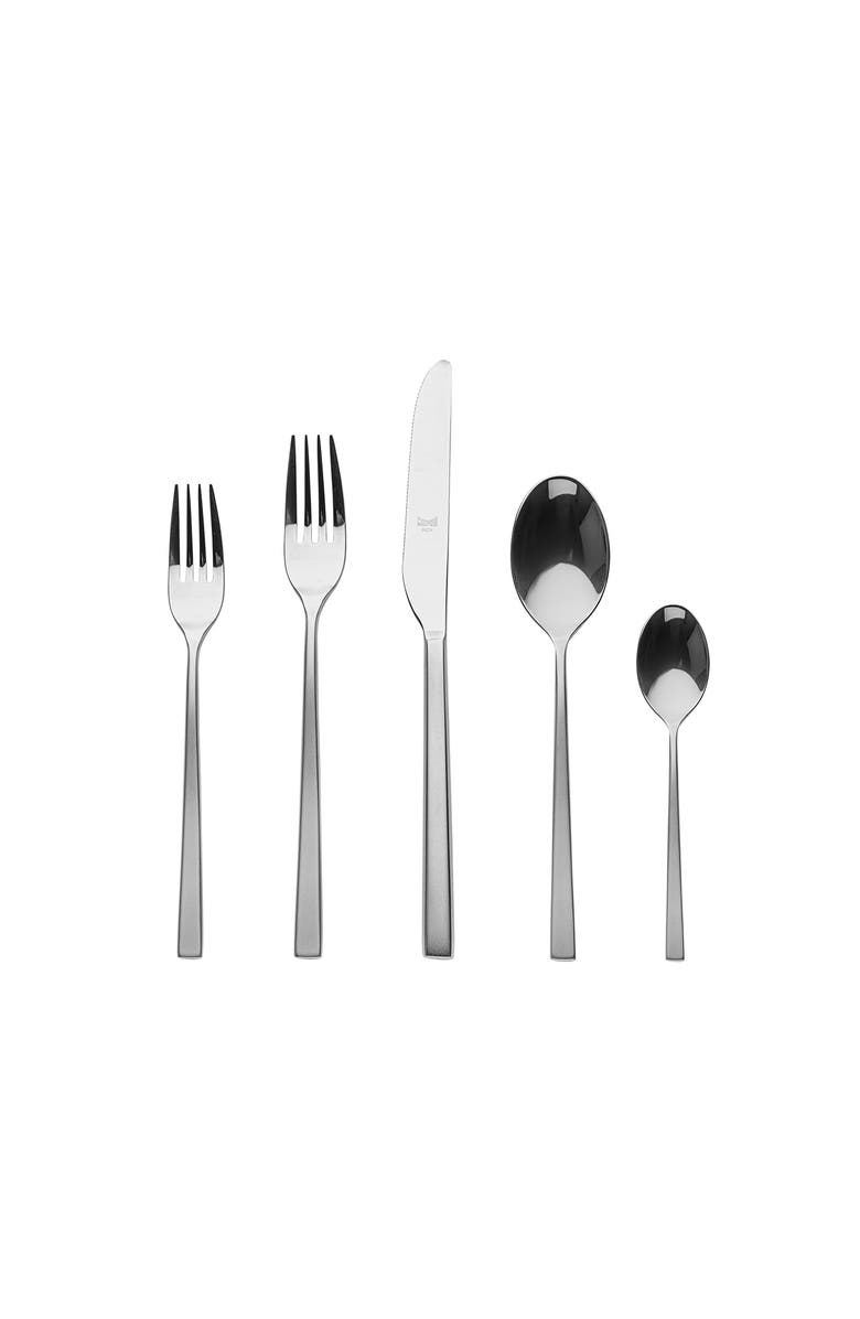Mepra Atena Flatware Set - 5 Pieces, Main, color, Frozen