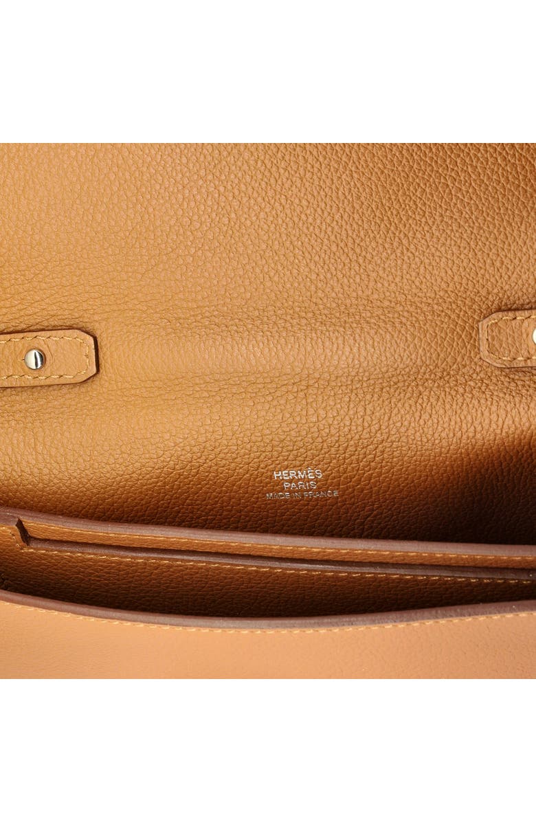 Pre-Owned Hermes H Passant Clutch Shoulder Bag Evercolor, Alternate, color, Gold