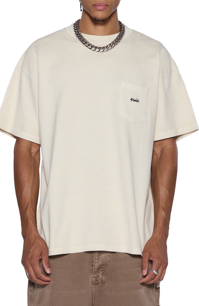 Ksubi Est Ekcess Logo Pocket T-Shirt, Main, color, 