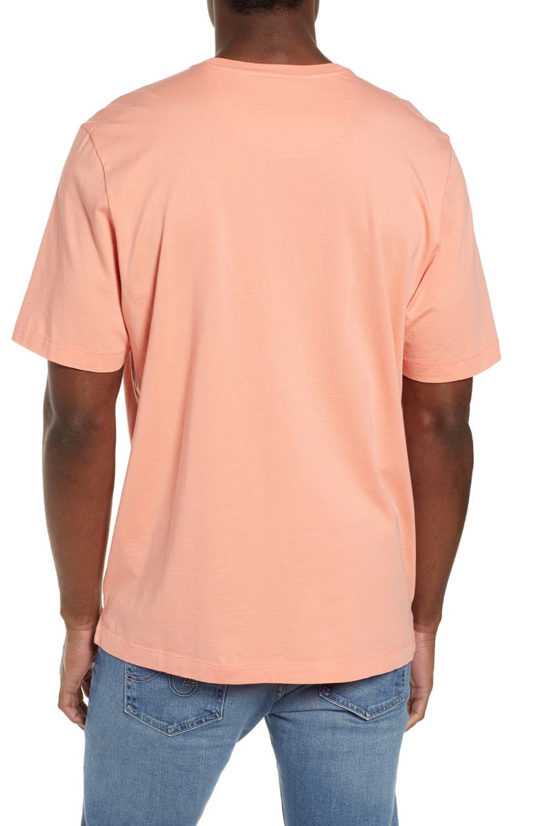 Tommy Bahama 
New Bali Sky
 Original Fit Crewneck Pocket T-Shirt, Alternate, color, Passion Peach