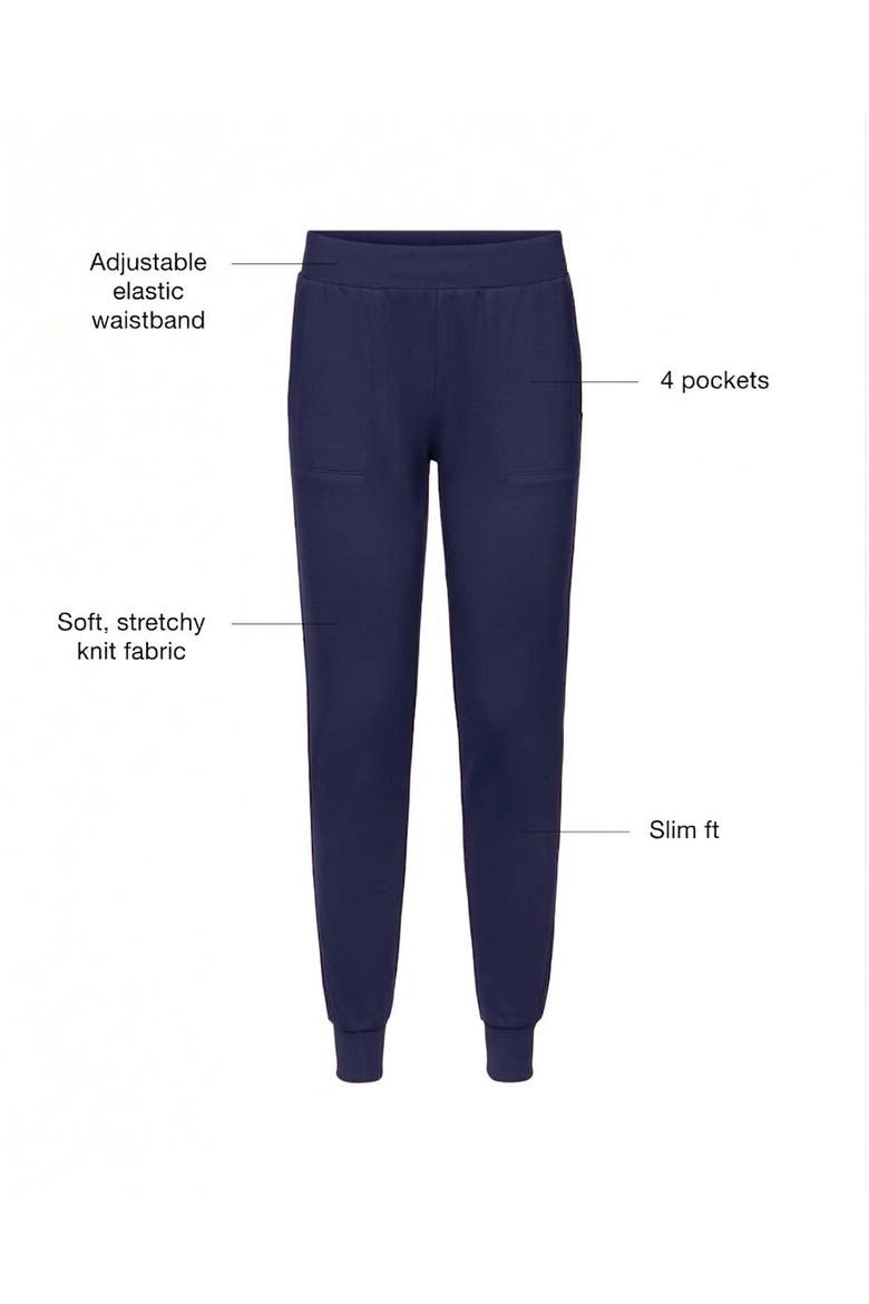 UltraSOFT Essential Comfort Women's 6-Pocket Scrub Set, Alternate, color, Navy