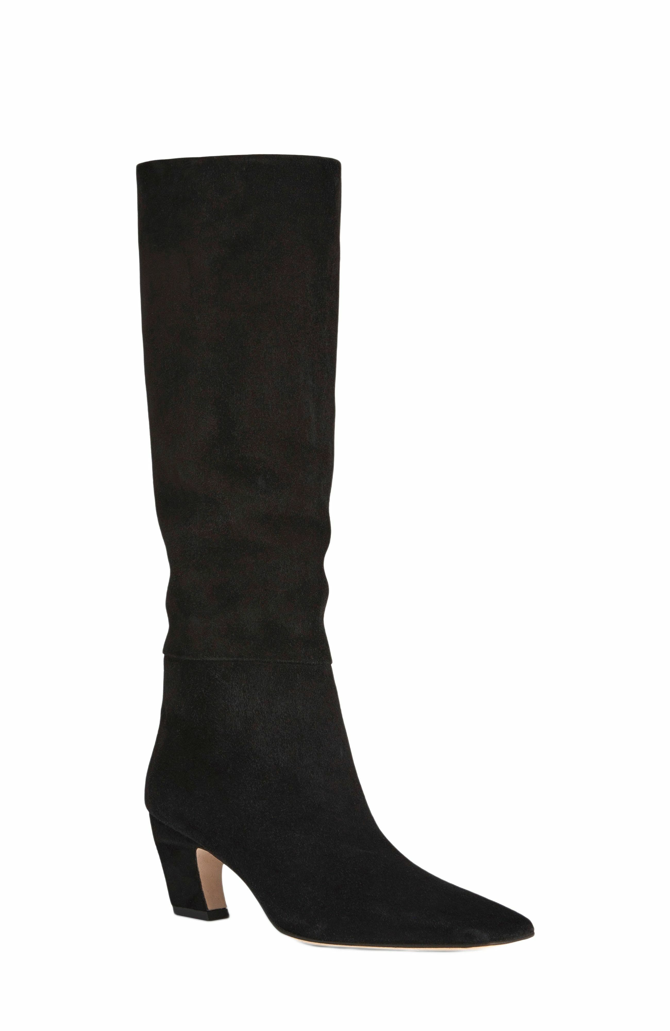 Neil J. Rodgers Meg Knee Boot, Alternate, color, Black Suede