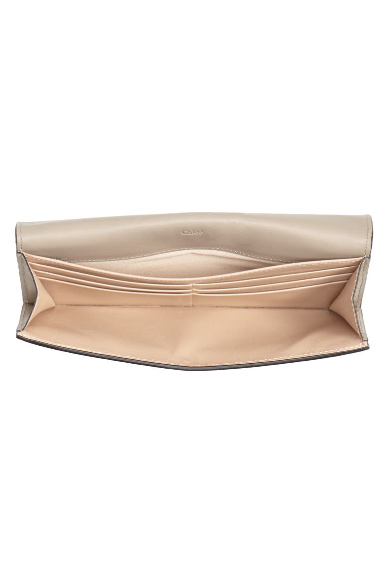 Georgia Slim Continental Leather Wallet, Alternate, color, MOTTY GREY