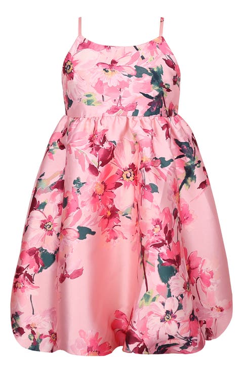 Kids' Empire Waist Mikado Bubble Party Dress (Big Kid)