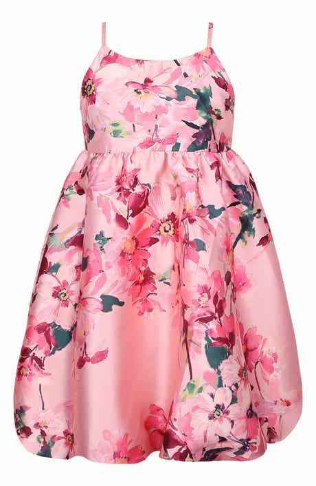 Kids' Empire Waist Mikado Bubble Party Dress