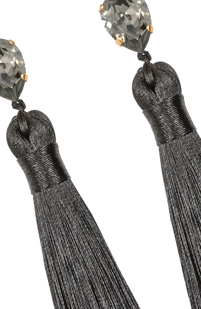 Jennifer Behr Francine Silk Tassel Drop Earrings, Alternate, color,