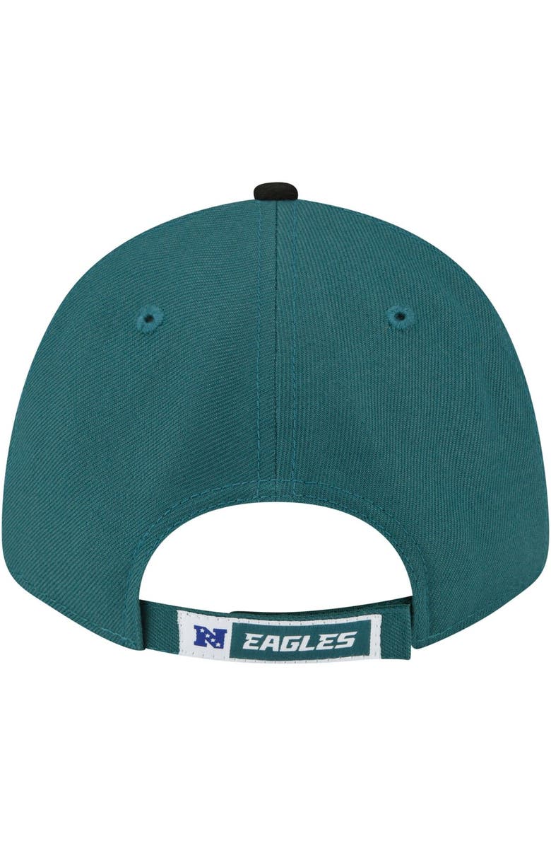 New Era Men's New Era Midnight Green/Black Philadelphia Eagles The League Two-Tone 9FORTY Adjustable Hat, Alternate, color, Green
