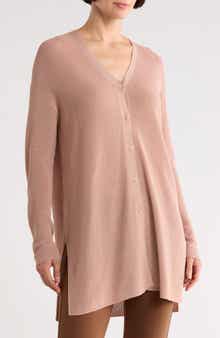 V-Neck Button Cardigan