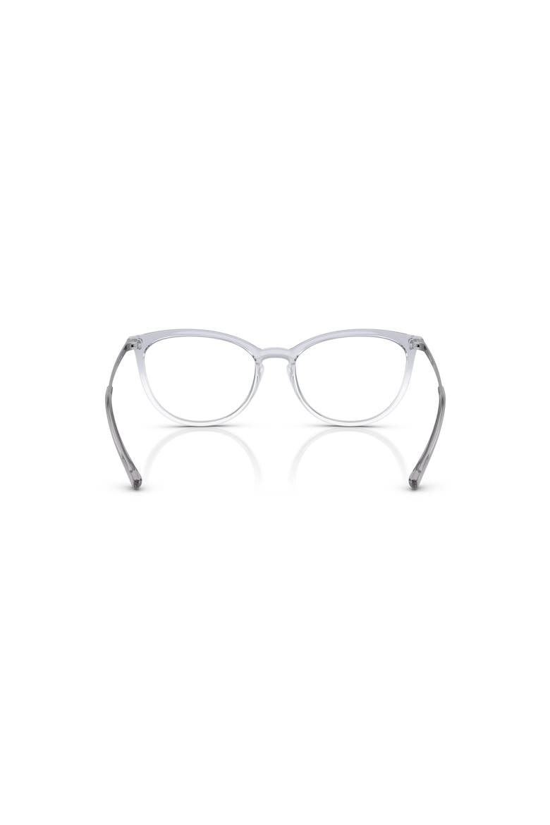 53mm Cat Eye optical glasses, Alternate, color, Clear Blue