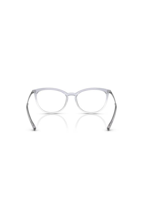 Vogue Eyewear 53mm Cat Eye Optical Glasses In Transparent