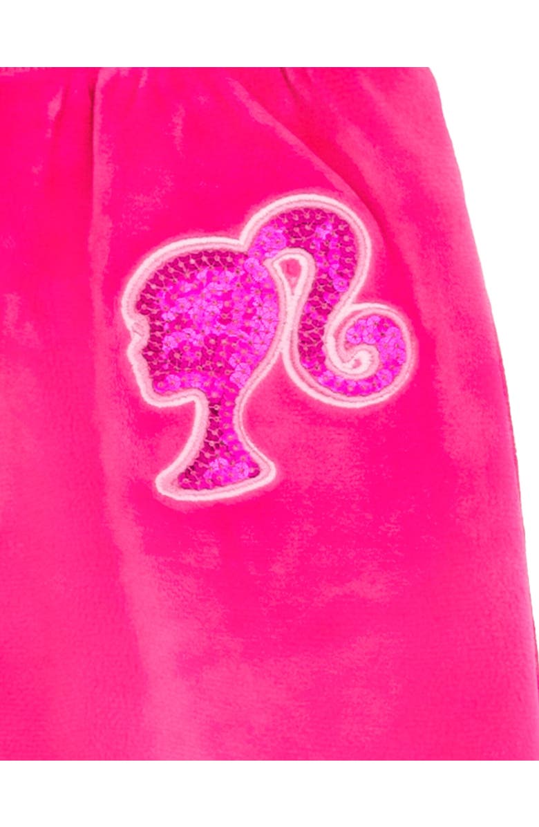 Barbie Velour Hoodie & Pants Set, Alternate, color, Pink