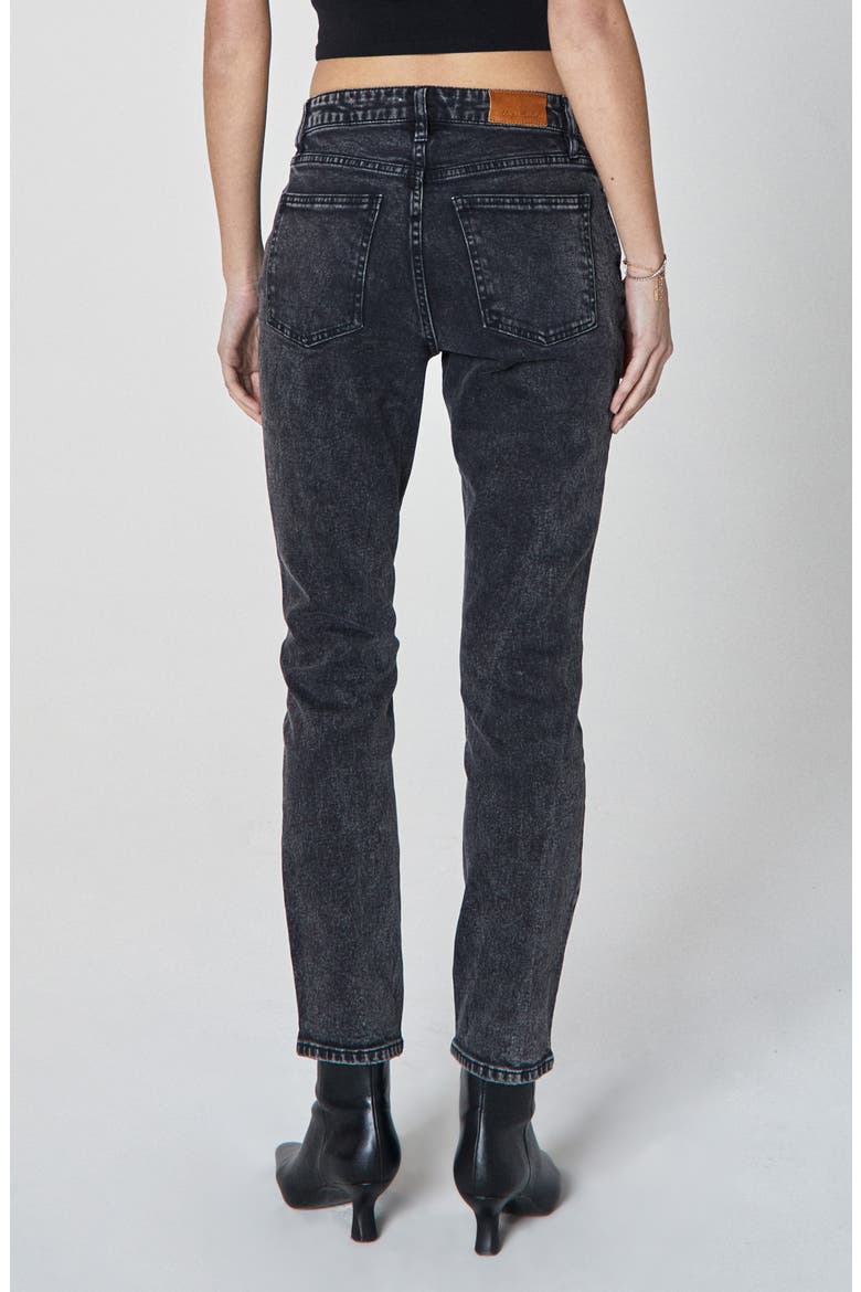 Joan Acid Wash Cigarette Jeans, Alternate, color, WASHED BLACK