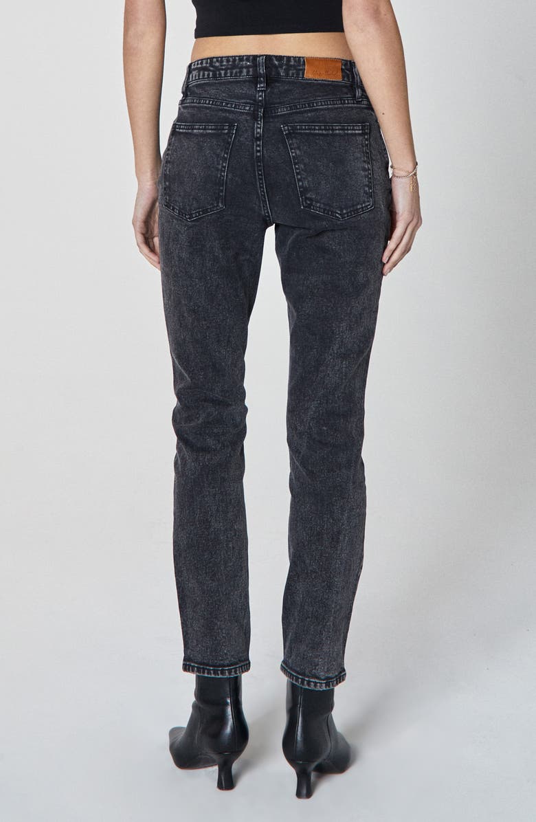 Unpublished Joan Acid Wash Cigarette Jeans, Alternate, color, Washed Black