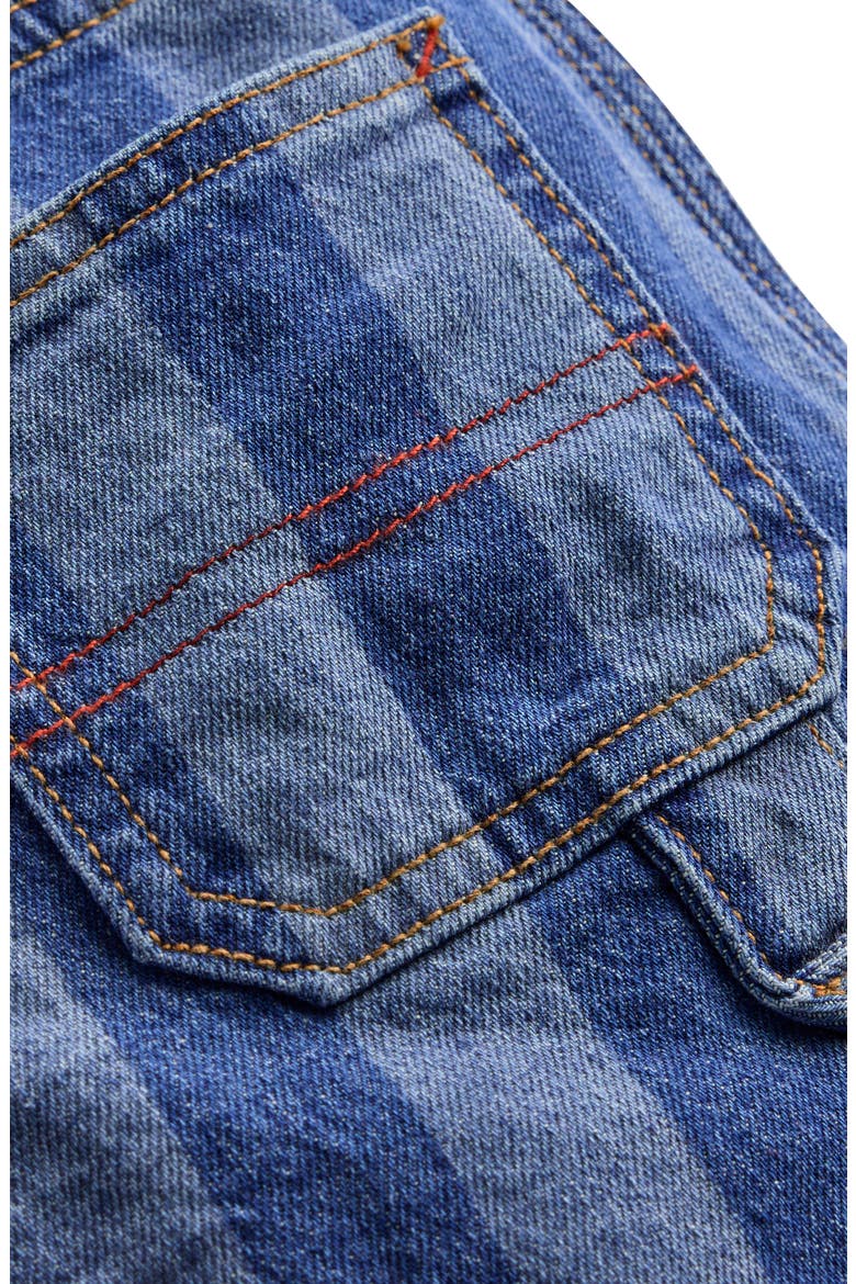 Kids' Vertical Stripe Carpenter Shorts, Alternate, color, SHADOW STRIPE