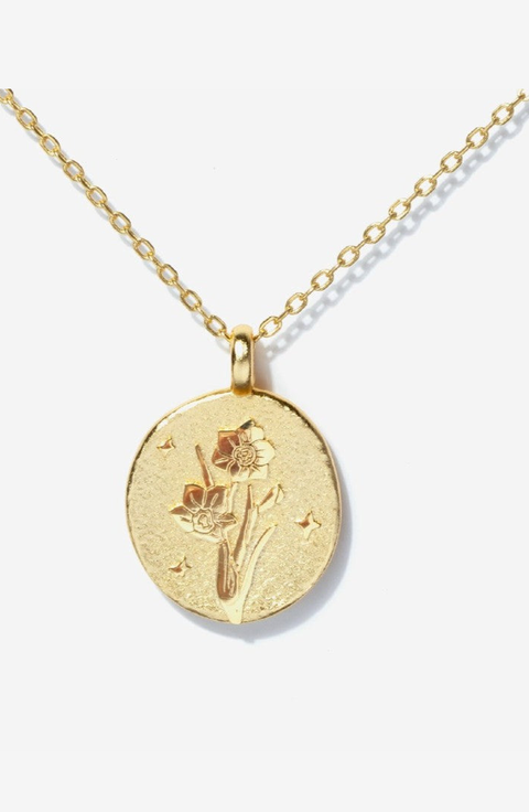 Birth Flower Necklace