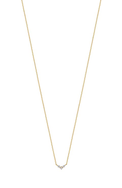 Icon 18K Yellow Gold Diamond Pendant Necklace