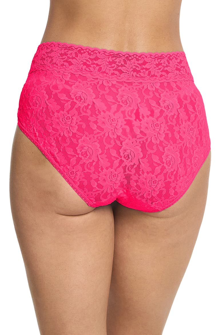 Signature Lace French Briefs, Alternate, color, UNBEETABLE