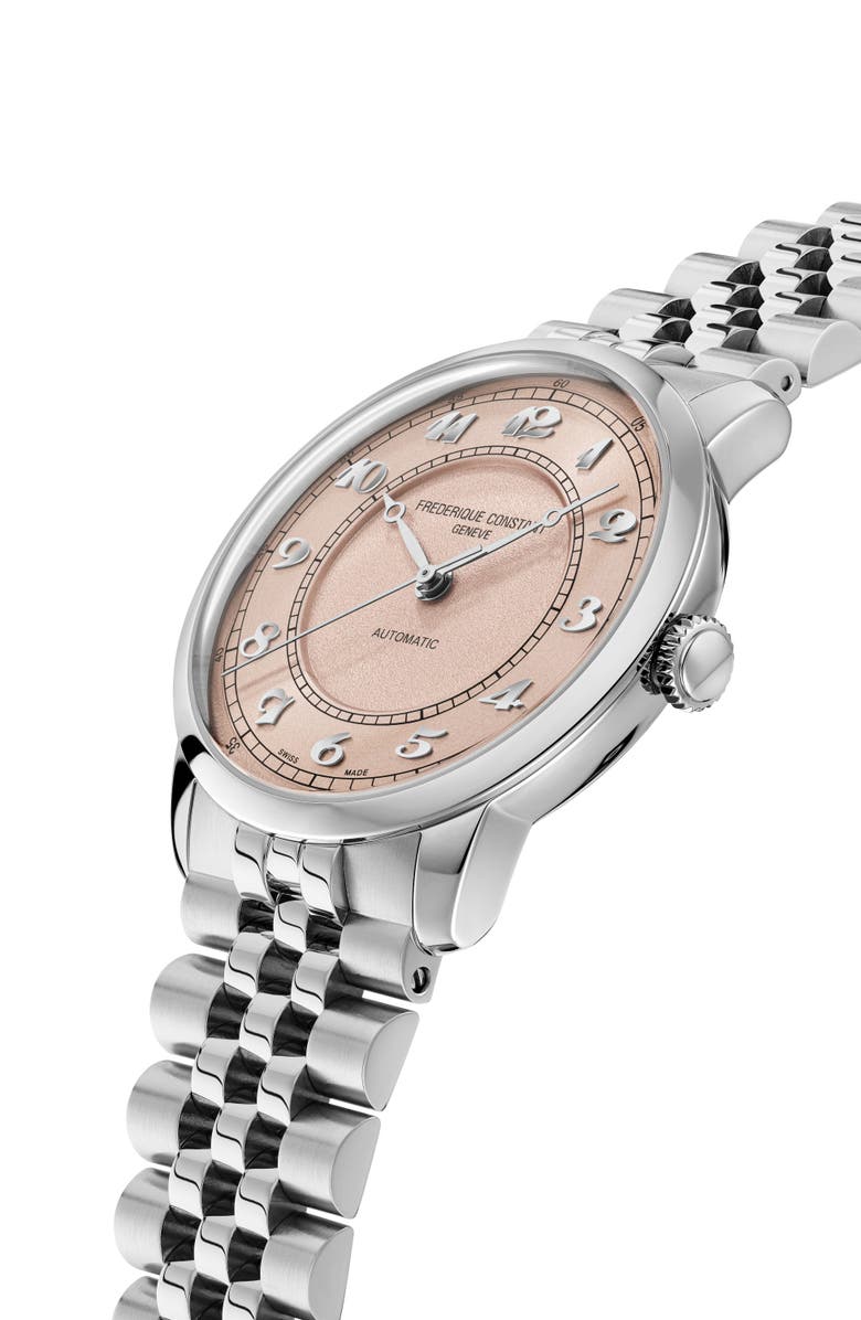 FREDERIQUE CONSTANT Classics Premiere Automatic Bracelet Watch, 38.5mm, Alternate, color, Silver-Tone