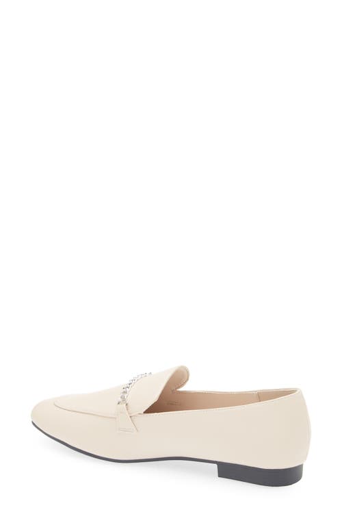 T Tahari Chambord Bit Loafer In Ivory