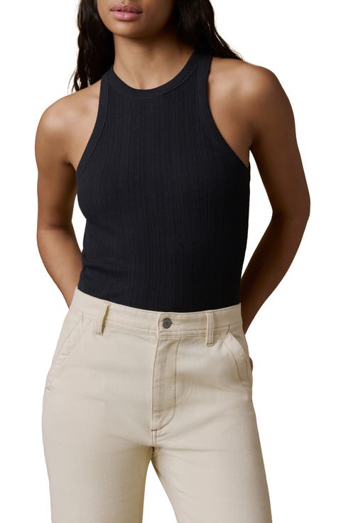 Paradise Pointelle Organic Cotton Tank