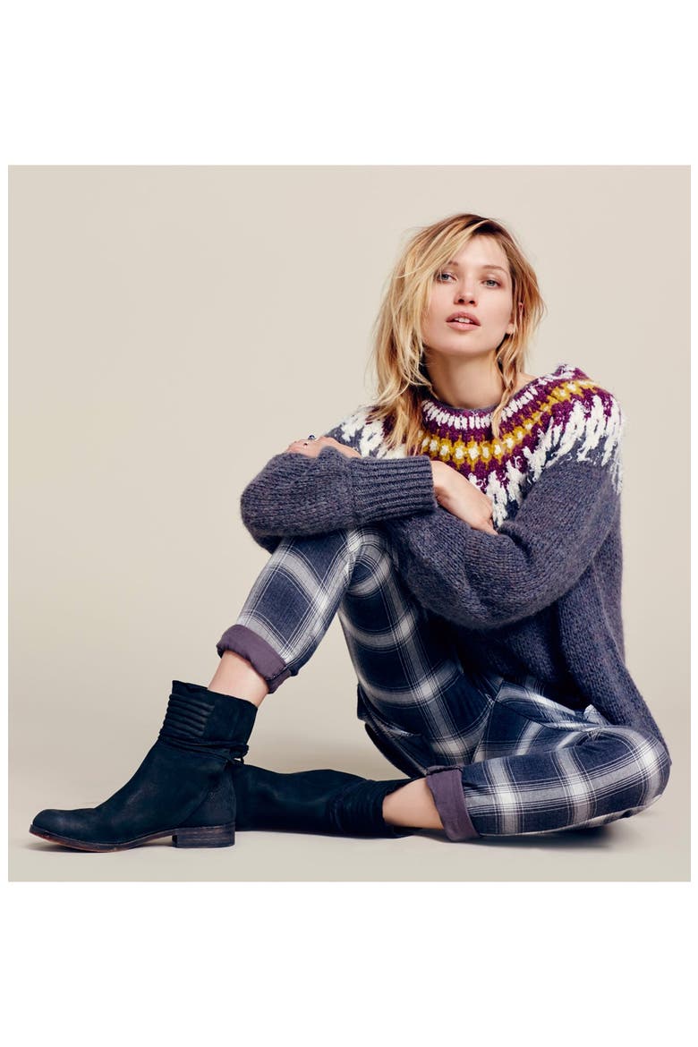 'Baltic Fairisle' Sweater, Alternate, color, GREY COMBO