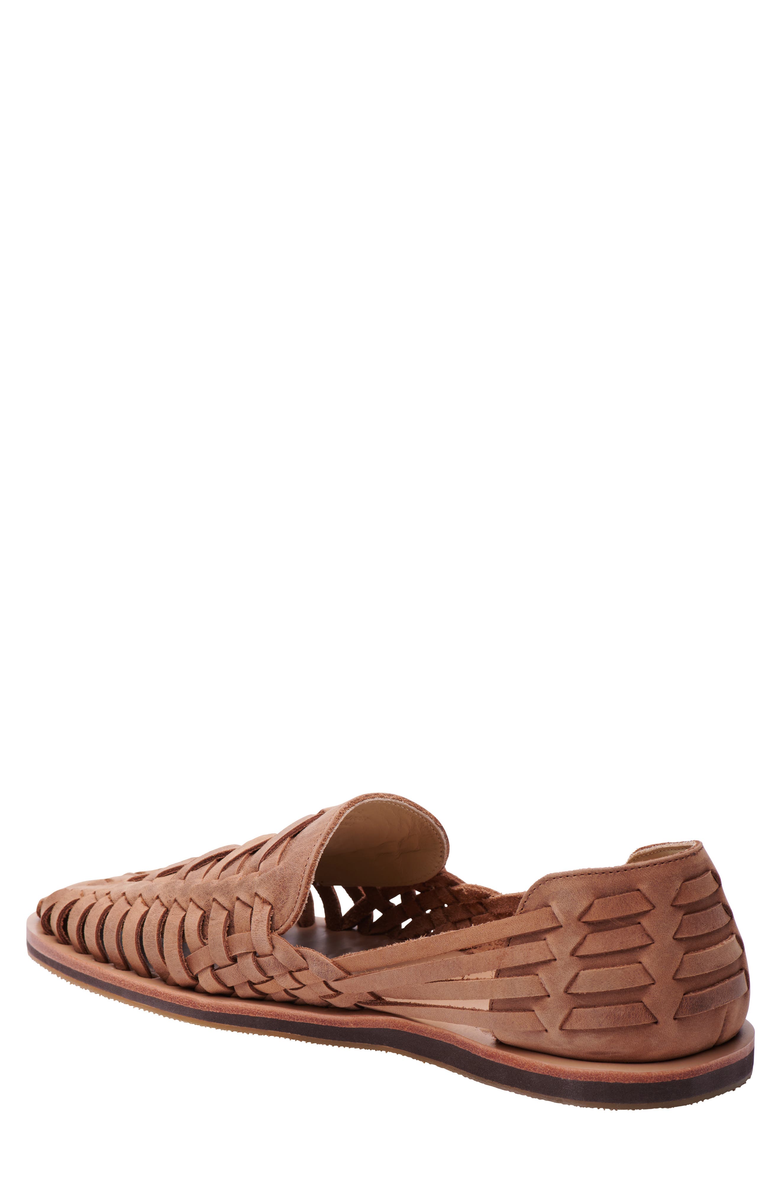 Nisolo Huarache Water Resistant Sandal, Alternate, color, Tobacco