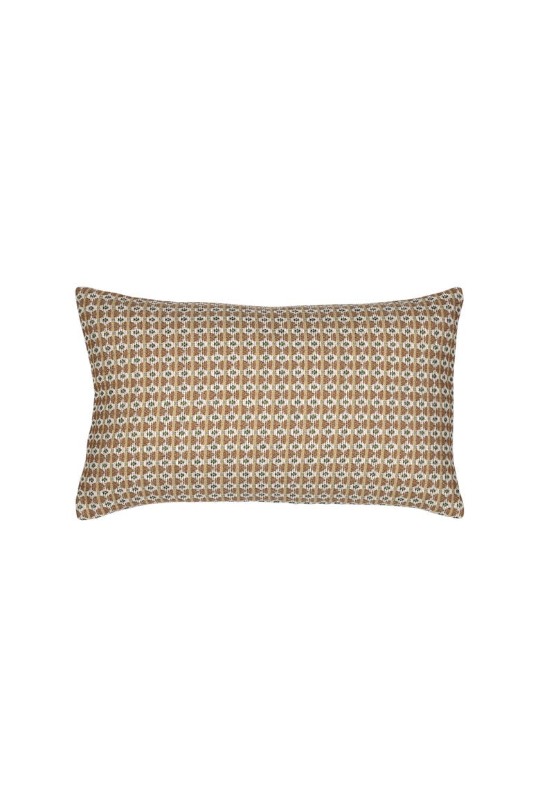 Cadence Textured Indoor & Outdoor Woven Accent Pillow & Insert, Main, color, Sienna